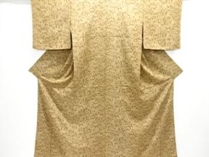 草葉に網干模様江戸小紋着物